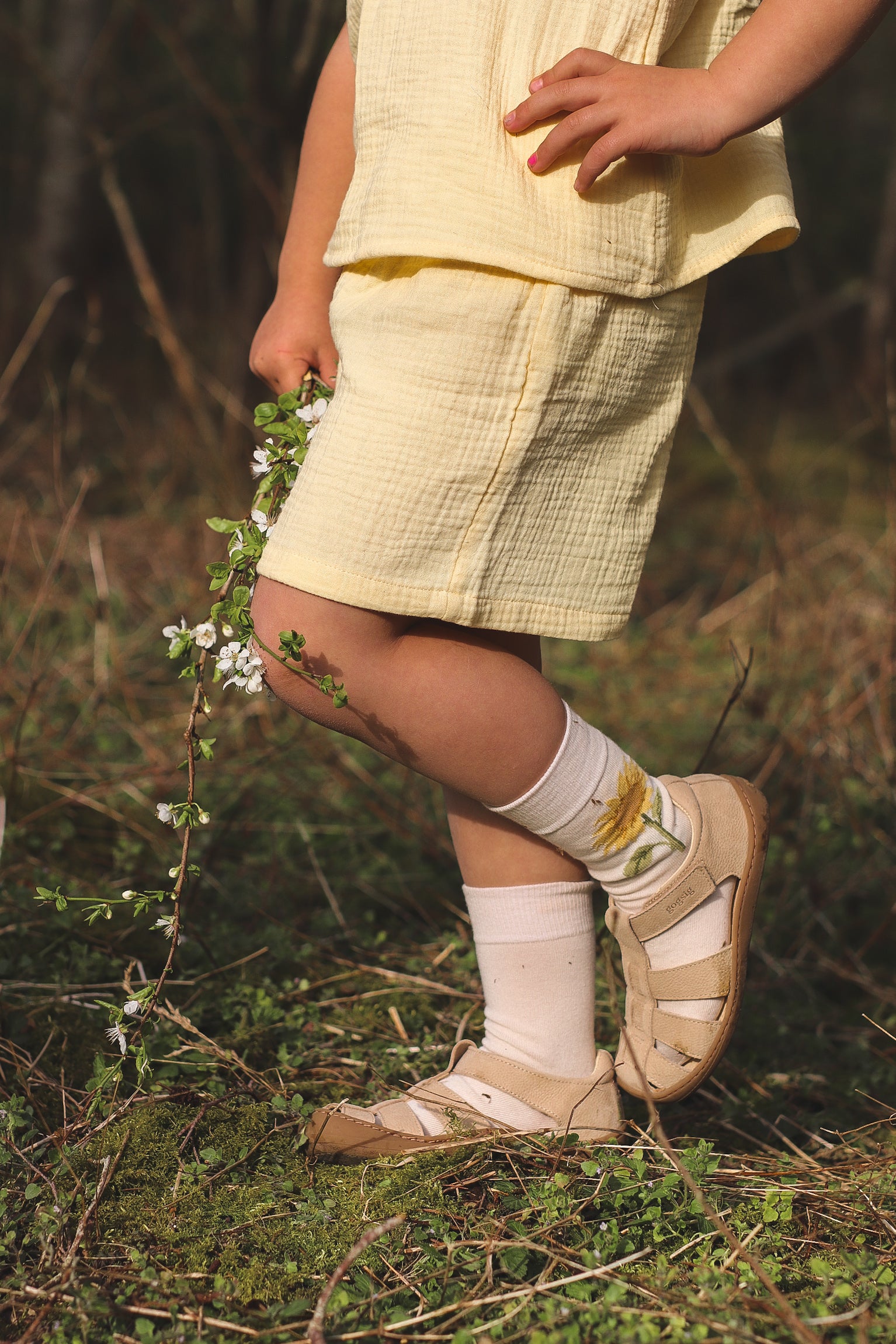 Laura Barfodssandal Beige