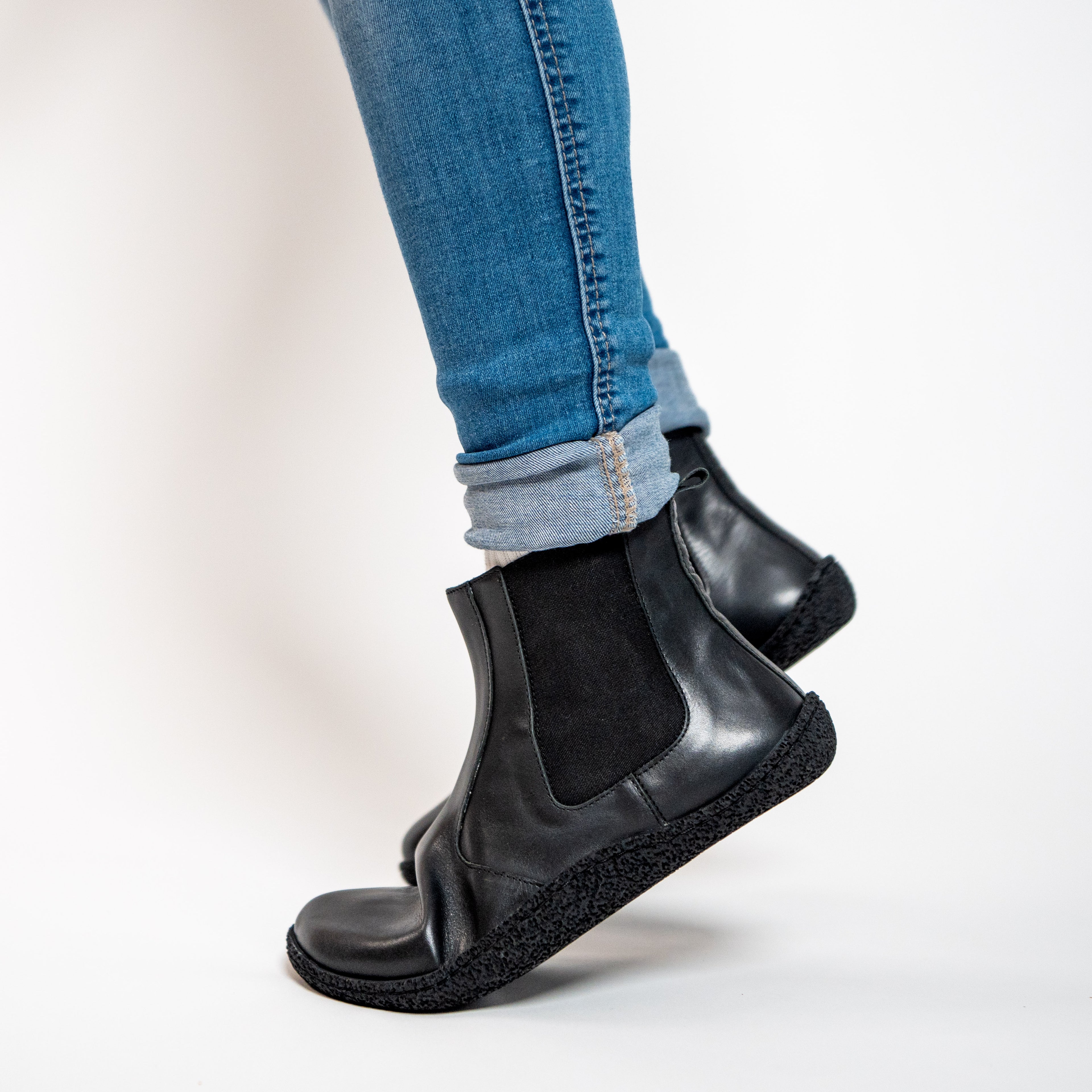 chelsea-kvindesko-sort-støvle-boots