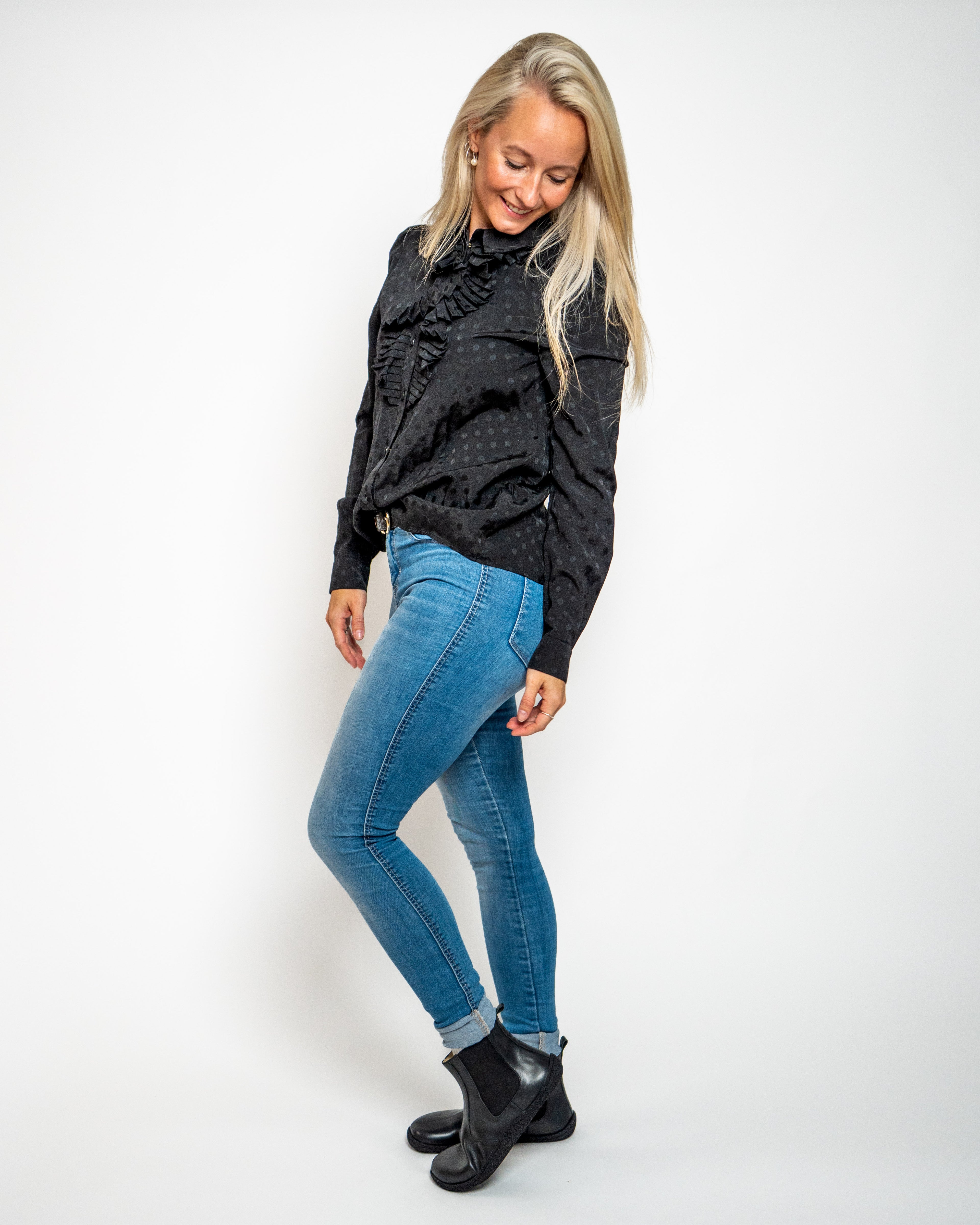 chelsea-kvindesko-sort-støvle-boots