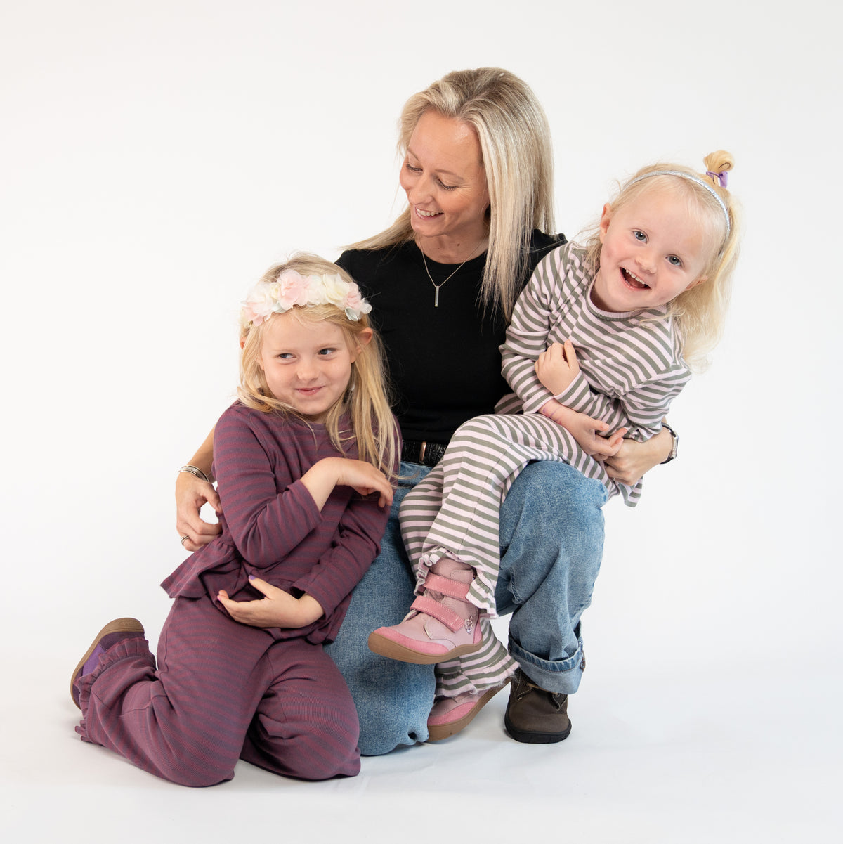 Theo Pink Heart Barfodsvinterstøvle