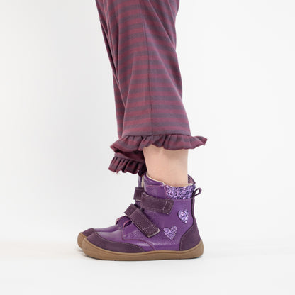 Theo Purple Heart Barfodsvinterstøvle