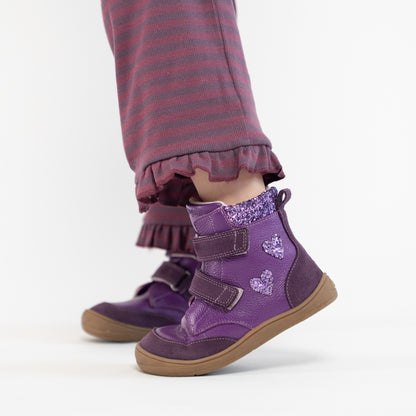 Theo Purple Heart Barfodsvinterstøvle