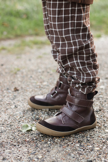 Green-brun-vinterstøvle-vintersko-gogsig-barfodsstøvle